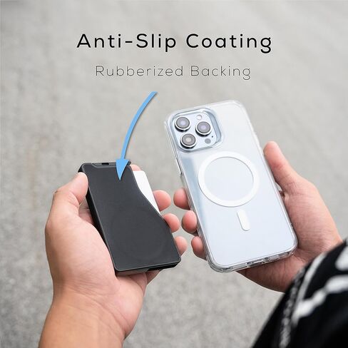 محفظة M MagSafe متوافقة مع ملحقات iPhone 12/13/14/15 Mini/Plus/Pro/Max وMagSafe، حامل بطاقات ألومنيوم RFID، ألياف الكربون، حجم عادي يحمل 7-13 بطاقة in Kuwait