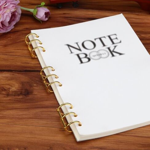 2 Pieces 3 Ring Metal Loose Leaf Binders Book Rings Snap Split Hinged with 20 mm Inner Diameter,Binding Spines Combs for Notebook,DIY Travel Diary, Photo Album,Black in Kuwait