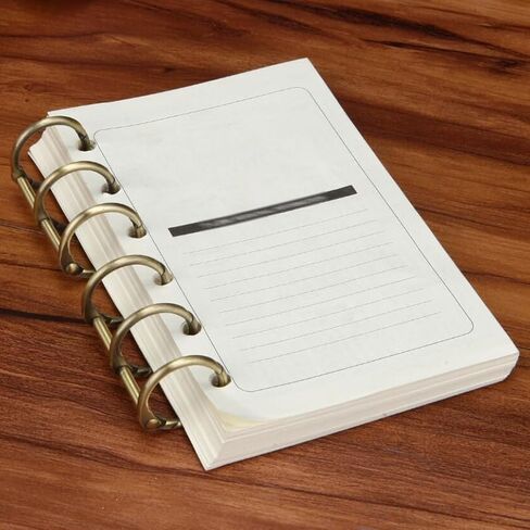 2 Pieces 3 Ring Metal Loose Leaf Binders Book Rings Snap Split Hinged with 20 mm Inner Diameter,Binding Spines Combs for Notebook,DIY Travel Diary, Photo Album,Black in Kuwait