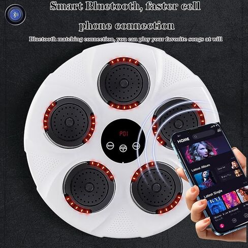 Smart Music Boxing Machine - Home Wall Mount Boxing Training Machine, Agility Training Digital Boxing Wall Target with Boxing Glove 2 Pairs of Boxing Gloves in Saudi Arabia