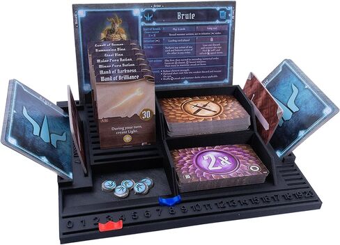 لوحات تحكم Gloomhaven Player مع جهاز تعقب الشرائح HP/XP، أسود، عبوة من 4 قطع in Kuwait