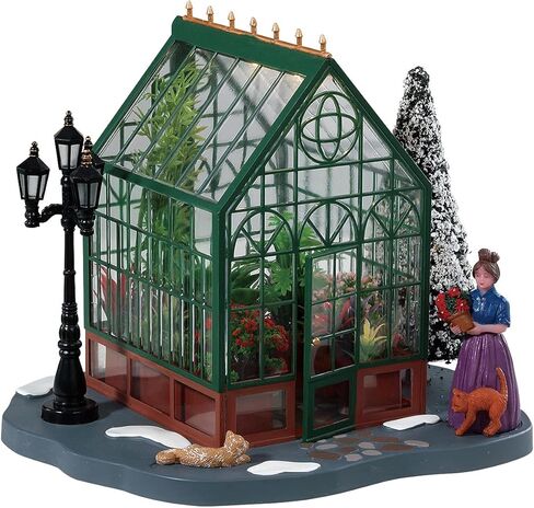 Lemax Christmas Village Victorian Greenhouse Battery Operated (4.5V) - 84347 in Saudi Arabia