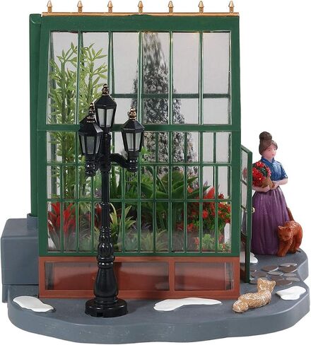 Lemax Christmas Village Victorian Greenhouse Battery Operated (4.5V) - 84347 in Saudi Arabia