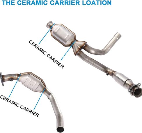 المحولات الحفازة BoardRoad من الفولاذ المقاوم للصدأ مباشرة لـ 09-14 Chevy Silverado Suburban 1500 Tahoe Avalanche / 10-13 Escalade / 09-14 GMC Sierra 1500 Yukon XL 1500 in Kuwait