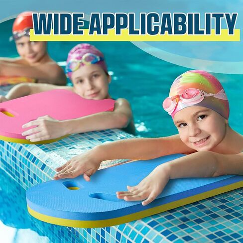 Honoson 4 Pcs Back Float Safety Swim Trainer Swimming Kickboard Set Swim Bubble Belt Floaties U Design with Hole Handle Adjustable Split Layers Back for Kids Toddler Children Adult Sport Pool in Saudi Arabia