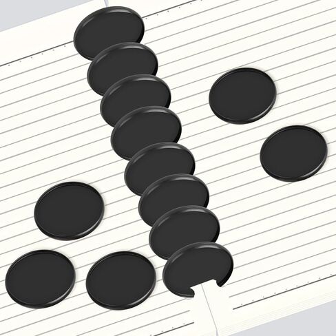 20 Pieces 2 Inch Discbound Expansion Discs Large Black Discs Binder Rings Plastic Expander Discs Book Binding Discs for DIY Notebooks and Planner Scrapbooking Supplies in Saudi Arabia