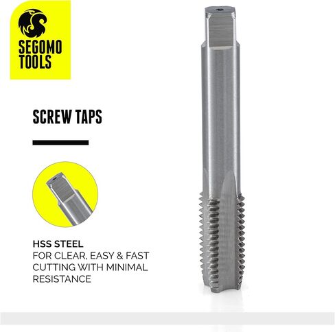 أدوات سيجومو 261 قطعة متري & SAE HSS طقم إصلاح خيط الحفر هيليكويل (M5، M6، M8، M10، M12)، (1/4، 5/16، 3/8، 7/16، 1/2 بوصة) - THREAD261 in Kuwait