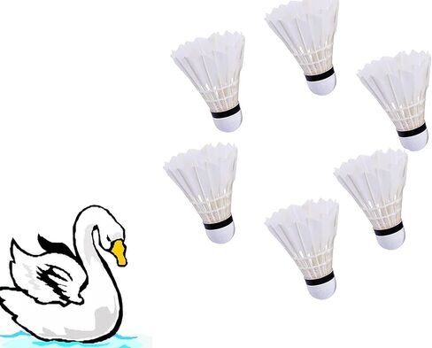 كرات الريشة المستقرة والمتينة، مناسبة للتمارين الترفيهية والتدريبات الداخلية والخارجية (6 قطع) in Kuwait