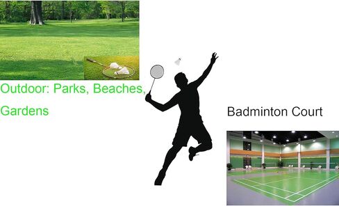 كرات الريشة المستقرة والمتينة، مناسبة للتمارين الترفيهية والتدريبات الداخلية والخارجية (6 قطع) in Kuwait