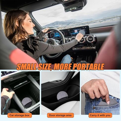 مناديل مبللة لشاشة اللمس في السيارة، تنظيف شاشة لوحة القيادة - تتضمن قطعة قماش من الألياف الدقيقة - أداة تنظيف الشاشة لداخل السيارة in Kuwait