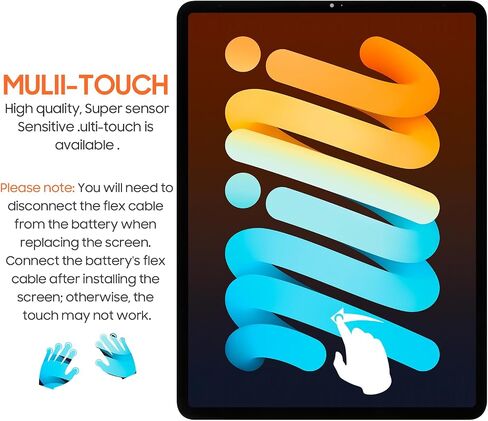 لشاشة iPad Pro 12.9 الجيل الثالث LCD، لجهاز iPad Pro 12.9 الجيل الرابع شاشة LCD A2014 A1895 A1876 A1983 A2069 A2232 A2233 A2229 مجموعة كاملة من محول الأرقام لشاشة LCD (أسود) in Kuwait