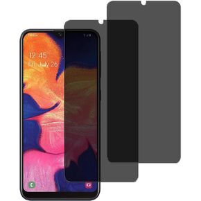 (2 عبوة) مصممة لـ Samsung Galaxy A10e شاشة واقي الخصوصية الزجاجي المقسّر ، مضاد للجاسمة ، مضاد للخدش ، خالية من الفقاعة in Kuwait