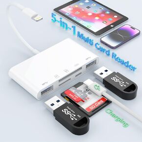 SD Card Reader for iPhone iPad 5 in 1 NK1032