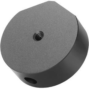 Starlink Mini Tripod Adapter, Aluminum Alloy Tripod Mount Adapter for Starlink Mini with 1/4"~20 Threaded Screw Compatible with Tripod, Fixing Clamp or Other Bracket with Pipe Adapter, Black