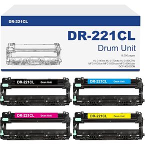 DR221CL DR-221CL Drum Unit Replacement for Brother DR221 DR-221 Imaging Drum forHL-3140cw HL-3170cdw HL-3180CDW MFC-9130cw MFC-9330cdw MFC-9340cdw DCP-9020CDN Printer