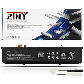 FZ06XL FZ06083XL Battery Replacement for HP Spectre X360 16-AA0000 16-F0000 2-in-1 16T-F0000 16-f1000nx 16-f2013dx, Envy 16-h0000 17-DA0000 16-h0011TX 16-h0795ng M47636-2C1 M48025-005 TPN-DB0I 83Wh