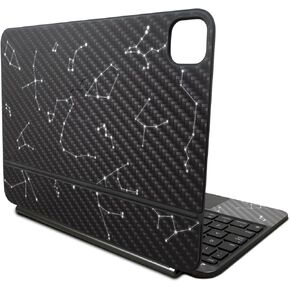 Carbon Fiber Skin Compatible with Apple Magic Keyboard for iPad Pro 11‑inch (M4) 2024 - Constellations - Premium 3M Vinyl Protective Decal Cover - Easy to Apply | Crafted in The USA by MightySkins
