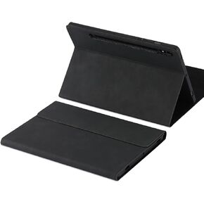 Galaxy Tab S10 Plus/Tab S9 Plus 12.4 inch Flip Case with S Pen Holder, Stand & Smart Cover, Black