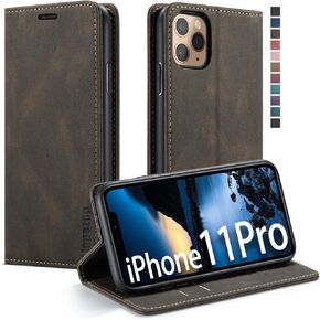 japezop Compatible with iPhone 11 Pro Case Wallet with [RFID Blocking] Credit Card Holder, Leather Flip Book Phone Case for iPhone 11 Pro(Blue)