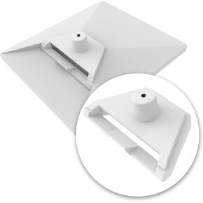 Starlink Mini Tripod Adapter Mount, Tripod Mount for Starlink Mini Dish, 1/4" Female Thread, Fits for Most Common Tripod Sizes and Compatible with Starlink Mini - White ( tripod not included )