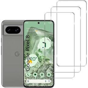[3 Pack] Tempered Glass Screen Protector for Google Pixel 8 5G,HD Clear,9H Hardness, Anti Scratch,Compatible with Google Pixel 8 5G, Transparent