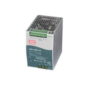 SDR-480P-48 480W 48V 10A DIN Rail Power Supply - 94% Efficiency, Active PFC, Parallel for High-Power Machine & Electrical Equipment, Reliable Power, Easy Install