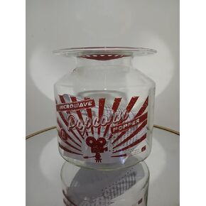 Microwave Popcorn Popper, 2 1/2 Quarts, Borosilicate Glass, Silicone Lid
