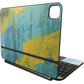Skin Compatible with Apple Magic Keyboard for iPad Pro 11‑inch (M4) 2024 - Acrylic Blue - Premium 3M Vinyl Protective Wrap Decal Cover - Easy to Apply | Crafted in The USA by MightySkins