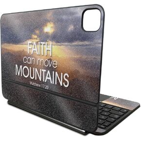 Glossy Glitter Skin متوافق مع لوحة مفاتيح Apple Magic لـ iPad Pro 11 - inch (M4) 2024 - Move Mountains - غطاء صائق واقي فينيل 3M Premium 3M - يسهل تطبيقه | مصنوع في الولايات المتحدة الأمريكية من قبل Mayyskins