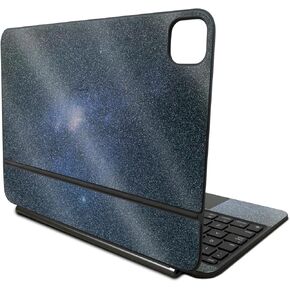 Glossy Glitter Skin Compatible with Apple Magic Keyboard for iPad Pro 11‑inch (M4) 2024 - Night Sky - Premium 3M Vinyl Protective Wrap Decal Cover - Easy to Apply | Crafted in The USA by MightySkins