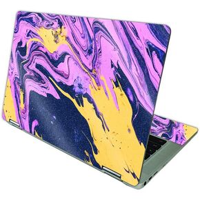 MightySkins Glossy Glitter Skin Compatible with HP Chromebook x360 14 (2021) - Pink Wiggle | Protective, Durable High-Gloss Glitter Finish | Easy to Apply, Remove, and Change Styles | Made in The USA