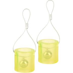 2 Pcs Slingshots Targets with Bells Silicone Practice Targets Slingshots Training Targets Slingshot Shooting Training Practice Target for Adult Practice Outdoor Hunting Accessorys