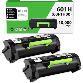 60F1H00 601H Toner Cartridge Compatible Replacement for Lexmark 601H 60F1H00 for MX310dn MX611de MX611dhe MX610de MX511de MX410de MX511dhe MX510de MX511dte MX611dte MX611dfe(10,000 Pages)