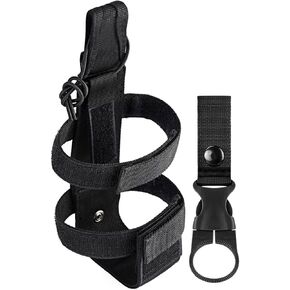 IronSeals Adjustable Tactical Water Bottle Holder Molle Portable Belt Bottle Carrier for Most 16 oz -32 oz/ 500 ML-1000 ML Bottle