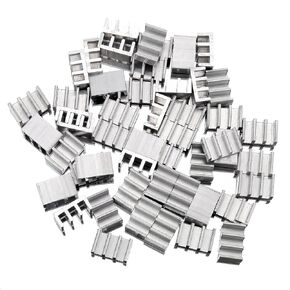 50pcs 11mm الألومنيوم صغير heathink kit 7x11x5mm mini cooler inting inch for vrm gpu stupper driver mosfet vram منظمات