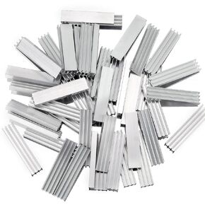 Aluminum Small Heatsink 7x11x5mm Small Mini Cooler Heat Sink for Cooling VRM GPU Stepper Driver MOSFET VRam Regulators (50 PCS)