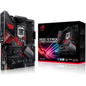 Asus Rog Strix Z390-H Gaming LGA1151 (Intel 8th and 9th Gen) ATX DDR4 DP HDMI M.2 USB 3.1 Gen2 Gigabit LAN Motherboard