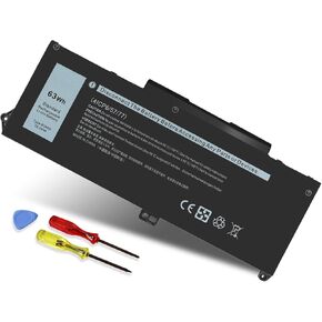 DMKAOLLK 63WH RJ40G Battery for Dell Latitude 15 5520 Latitude 14 5420 Precision 15 3560 Series Laptop, fit for Dell P137G P137G001 F P104F P104F001 RJ4OG 01K2F 075X16 WY9DX 0WK3F1 T1G4M FW1MN 15.2V