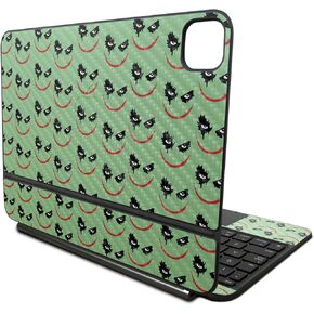 Carbon Fiber Skin Compatible with Apple Magic Keyboard for iPad Pro 11‑inch (M4) 2024 - Why So Serious - Premium 3M Vinyl Protective Decal Cover - Easy to Apply | Crafted in The USA by MightySkins
