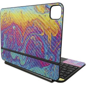 Carbon Fiber Skin Compatible with Apple Magic Keyboard for iPad Pro 11‑inch (M4) 2024 - Paint Currents - Premium 3M Vinyl Protective Decal Cover - Easy to Apply | Crafted in The USA by MightySkins