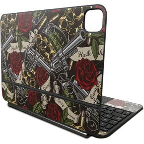Skin Compatible with Apple Magic Keyboard for iPad Pro 11‑inch (M4) 2024 - Gangster Life - Premium 3M Vinyl Protective Wrap Decal Cover - Easy to Apply | Crafted in The USA by MightySkins