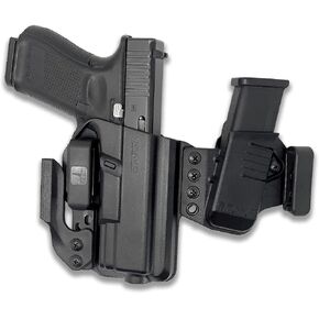 Linked Holster for SIG Sauer P320 9,40 Carry, Compact - IWB Holster with Mag Pouch for Concealed Carry/Custom fit to Your Gun - Inside The Waistband - Comfort and Concealment - Pistol Holster