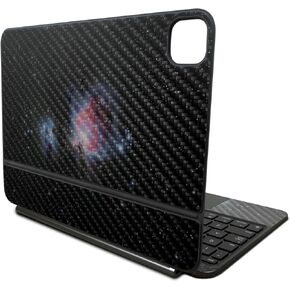 Carbon Fiber Skin Compatible with Apple Magic Keyboard for iPad Pro 11‑inch (M4) 2024 - Red Giant - Premium 3M Vinyl Protective Wrap Decal Cover - Easy to Apply | Crafted in The USA by MightySkins