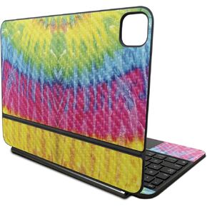 Carbon Fiber Skin Compatible with Apple Magic Keyboard for iPad Pro 11‑inch (M4) 2024 - Tie Dye 2 - Premium 3M Vinyl Protective Wrap Decal Cover - Easy to Apply | Crafted in The USA by MightySkins