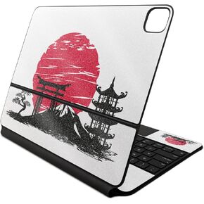Glossy Glitter Skin Compatible with Apple Magic Keyboard for iPad Air 13-inch (M2) 2024 - Japanese Style - Premium 3M Vinyl Protective Decal Cover - Easy to Apply | Crafted in The USA by MightySkins