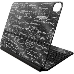 Glossy Glitter Skin Compatible with Apple Magic Keyboard for iPad Air 13-inch (M2) 2024 - Mathematical - Premium 3M Vinyl Protective Decal Cover - Easy to Apply | Crafted in The USA by MightySkins