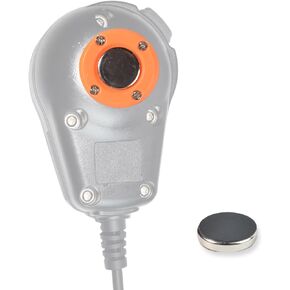 TWAYRDIO Magnetic CB Mic Holder, Microphone Holder Mounting Kit for Cobra Uniden LUITON Astatic CB Mics (Orange)
