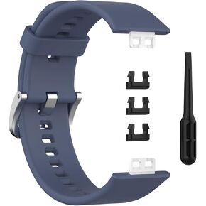 INF Bracelet Compatible with Huawei Watch Fit (TIA-B09/TIA-B19), Watch Bands with Anti-Slip Buckle Silicone Watch Band Replacement Strap for Men Women