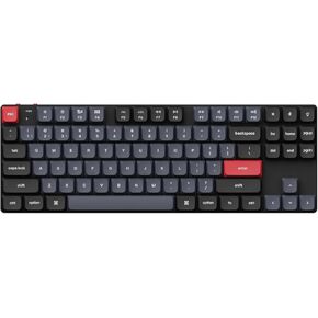Keychron K1 Pro Wireless RGB Custom Mechanical Keyboard, 80% Layout Hot Swappable QMK/VIA Programmable, Ultra-Slim Low Profile Gateron Red Switch Bluetooth/USB-C Wired N-Key Rollover for Mac Windows
