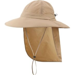 Sun Hats for Men and Women Quick Dry Outdoor Sun Protection UPF50+ Lightweight Fishing Hat